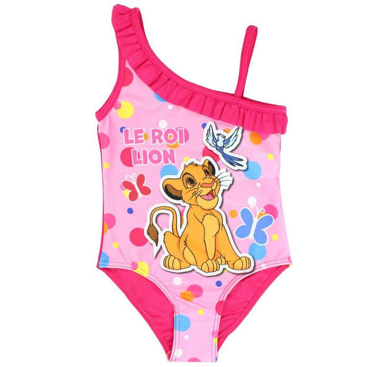 Maillot de bain Le Roi Lion 1 pièce - rose