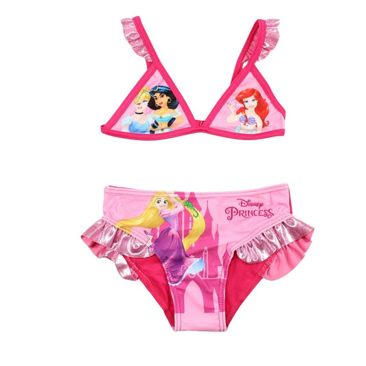 Maillot de bain Princesses 2 pièces - rose et fushia