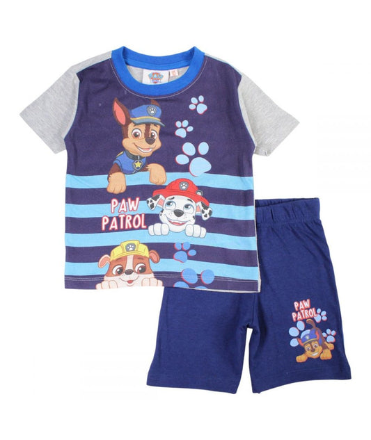 Ensemble Pat'Patrouille tee-shirt et short - bleu foncé