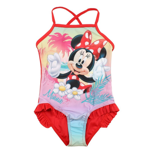 Maillot de bain Minnie 1 pièce - rouge