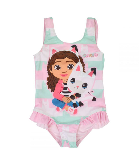 Maillot de bain Gabby 1 pièce - vert et rose