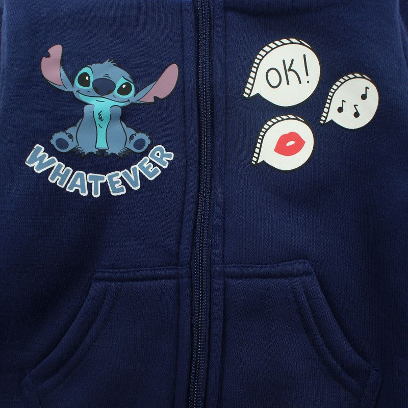 Ensemble Stitch veste et jogging - bleu foncé