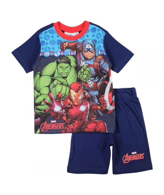Ensemble Avengers tee-shirt et short - bleu marine