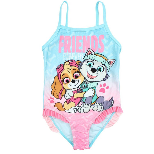 Maillot de bain Pat'Patrouille 1 pièce - bleu et rose