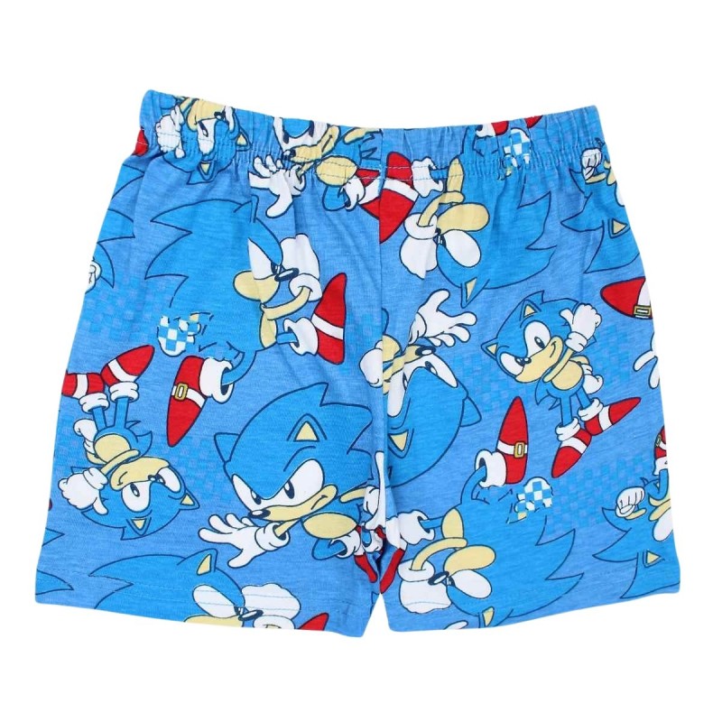 Ensemble Sonic tee-shirt et short - bleu