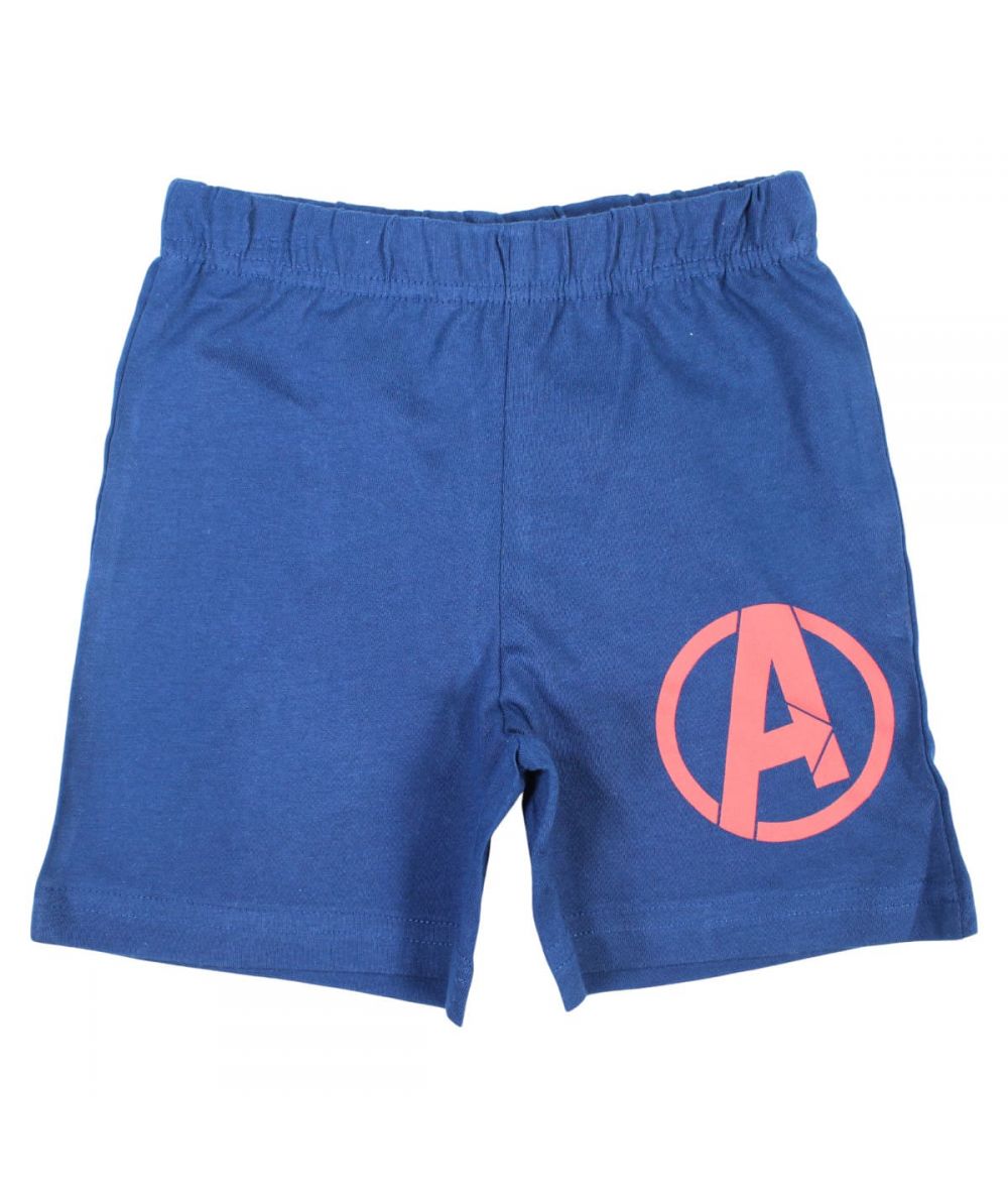 Ensemble Avengers tee-shirt et short - gris et bleu