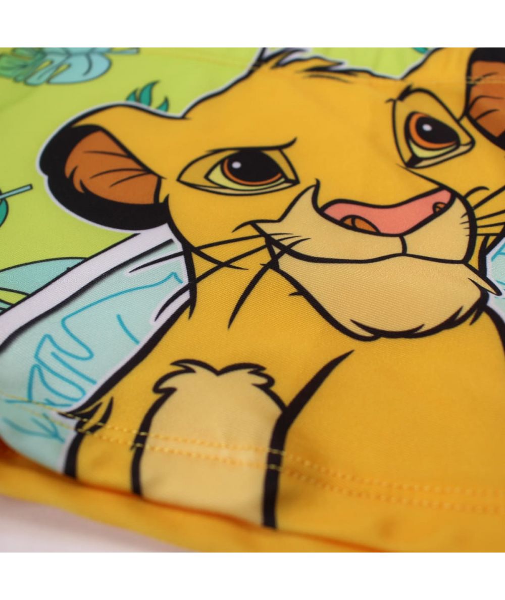 Boxer de bain Le Roi Lion - vert et orange