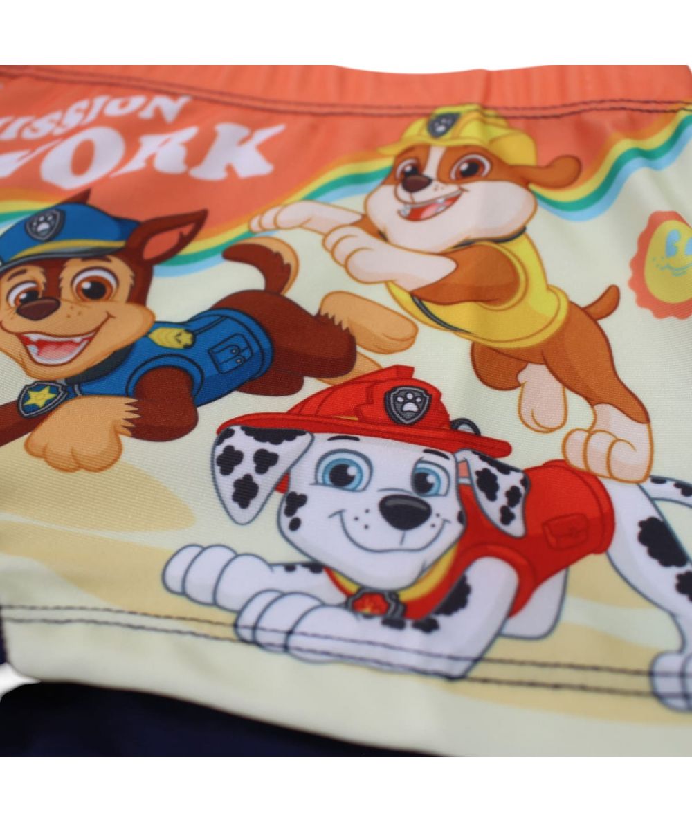 Boxer de bain Pat'Patrouille - orange